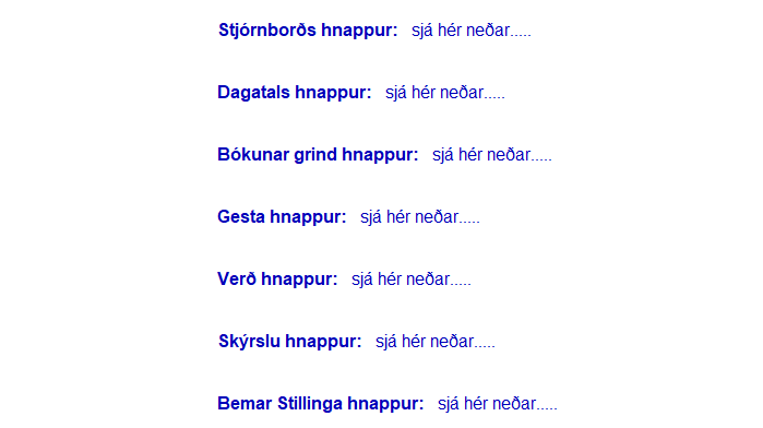 Margir möguleikar